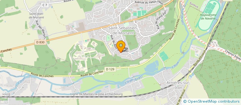 localisation de l'entreprise MONSIEUR MAXIME LEVILAIN  SAINT-SEBASTIEN-DE-MORSENT