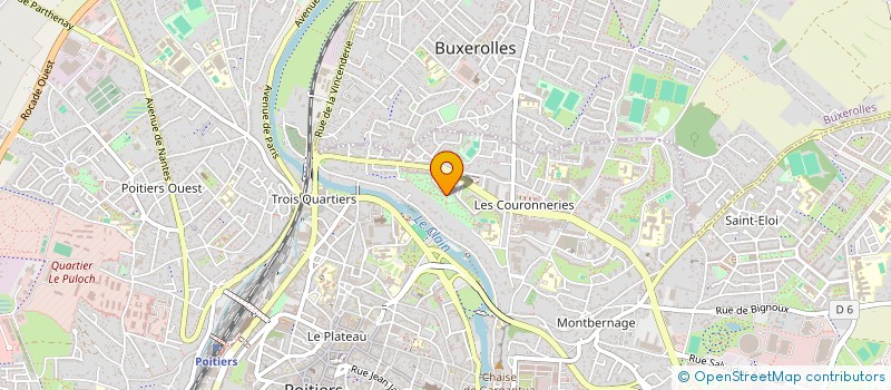 localisation de l'entreprise MONSIEUR MAXIME LEVRAULT  POITIERS