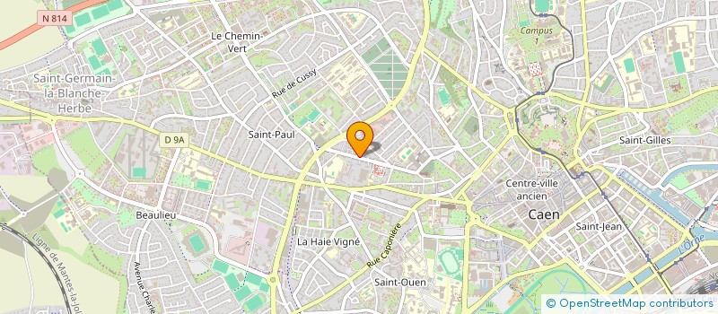 localisation de l'entreprise MONSIEUR MAXIME LHIVER à CAEN