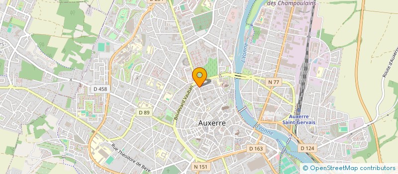 localisation de l'entreprise MONSIEUR MAXIME LIBERTI  AUXERRE