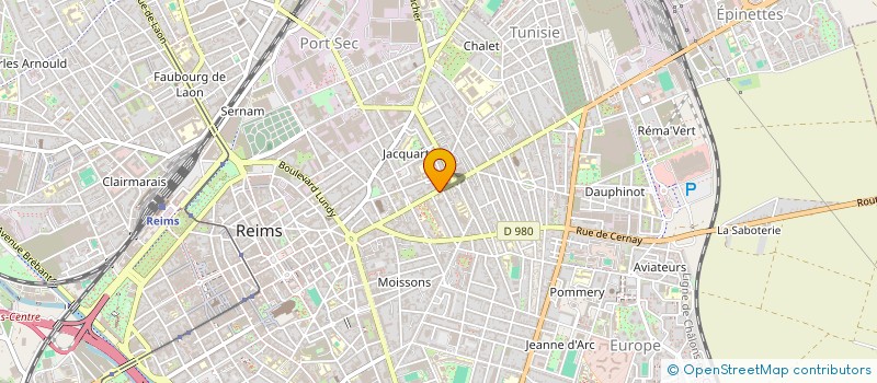 localisation de l'entreprise MONSIEUR MAXIME LIEGEY  REIMS