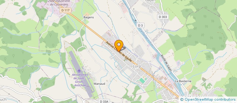 localisation de l'entreprise MONSIEUR MAXIME LILLE à LORP-SENTARAILLE