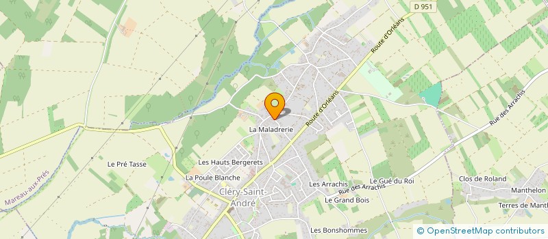 localisation de l'entreprise MONSIEUR MAXIME LINARD à CLERY-SAINT-ANDRE