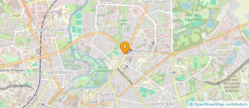 localisation de l'entreprise MONSIEUR MAXIME LINOT  RENNES