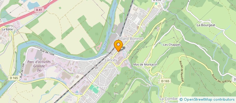 localisation de l'entreprise MONSIEUR MAXIME LISSE  VILLARD-BONNOT