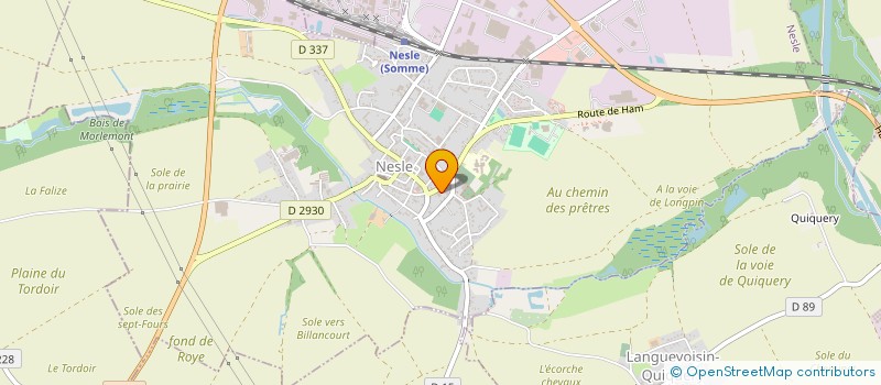 localisation de l'entreprise MONSIEUR MAXIME LOBBE  NESLE