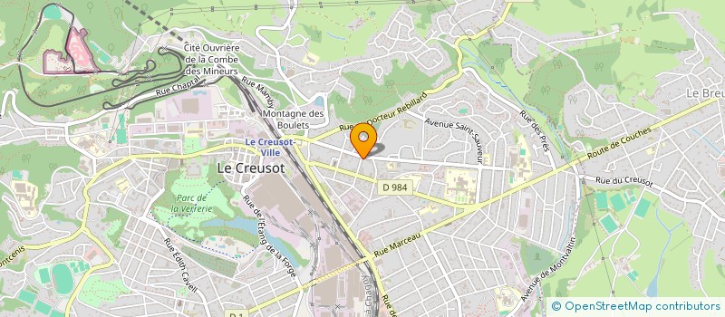 localisation de l'entreprise MONSIEUR MAXIME LOISEAU  LE CREUSOT