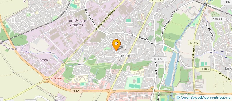 localisation de l'entreprise MONSIEUR MAXIME LOMBO à LUISANT