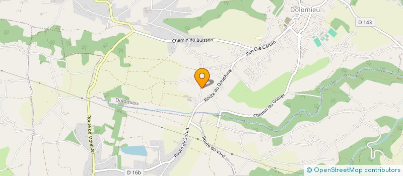 localisation de l'entreprise MONSIEUR MAXIME LOPEZ-ARANDA à DOLOMIEU