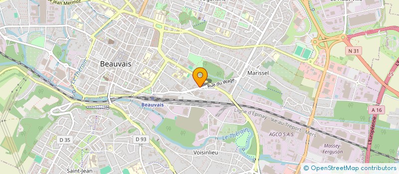 localisation de l'entreprise MONSIEUR MAXIME LOPEZ DE LACALLE  BEAUVAIS