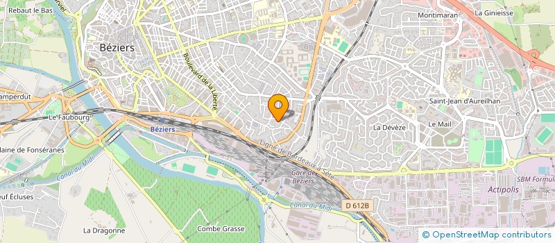 localisation de l'entreprise MONSIEUR MAXIME LOPEZ ROJAS à BEZIERS