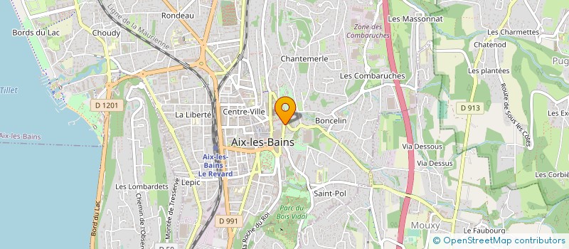 localisation de l'entreprise MONSIEUR MAXIME LORET  AIX-LES-BAINS