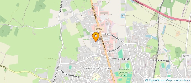 localisation de l'entreprise MONSIEUR MAXIME LORIOT  VARENNES-VAUZELLES