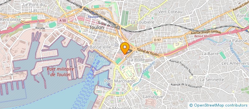 localisation de l'entreprise MONSIEUR MAXIME LOUBET  TOULON