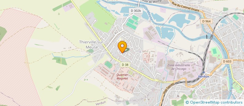 localisation de l'entreprise MONSIEUR MAXIME LOUBIAT à THIERVILLE-SUR-MEUSE