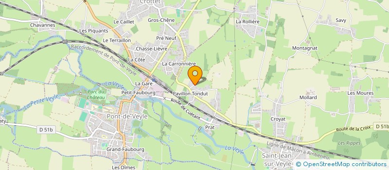 localisation de l'entreprise MONSIEUR MAXIME LOUREAUX  SAINT-JEAN-SUR-VEYLE