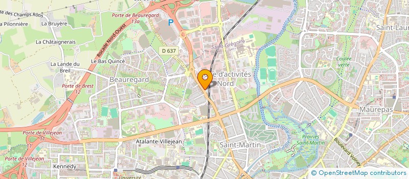 localisation de l'entreprise MONSIEUR MAXIME LUCAS  RENNES