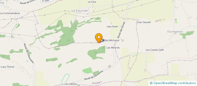 localisation de l'entreprise MONSIEUR MAXIME LUET  AUVILLARS