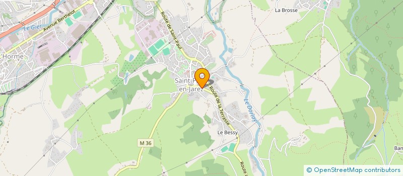 localisation de l'entreprise MONSIEUR MAXIME LUNETTA  SAINT-PAUL-EN-JAREZ