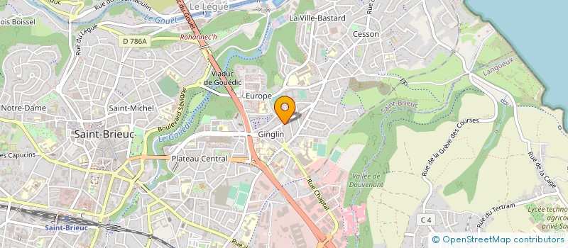localisation de l'entreprise MONSIEUR MAXIME LYON à SAINT-BRIEUC