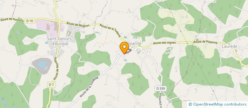 localisation de l'entreprise MONSIEUR MAXIME MACHINET  POYANNE