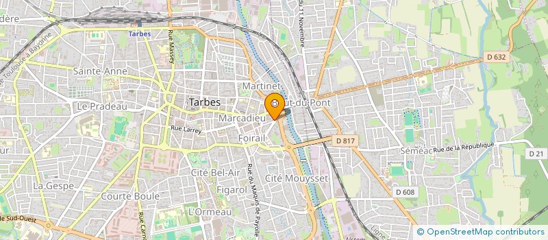 localisation de l'entreprise MONSIEUR MAXIME MAGENTIES  TARBES