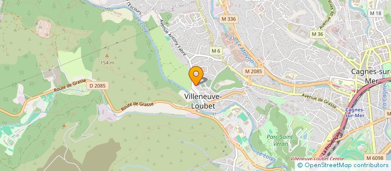 localisation de l'entreprise MONSIEUR MAXIME MAGINOT à VILLENEUVE-LOUBET