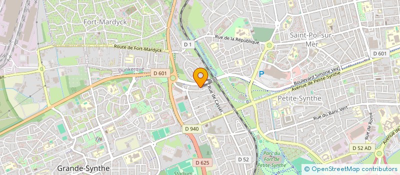 localisation de l'entreprise MONSIEUR MAXIME MAHIEU à DUNKERQUE