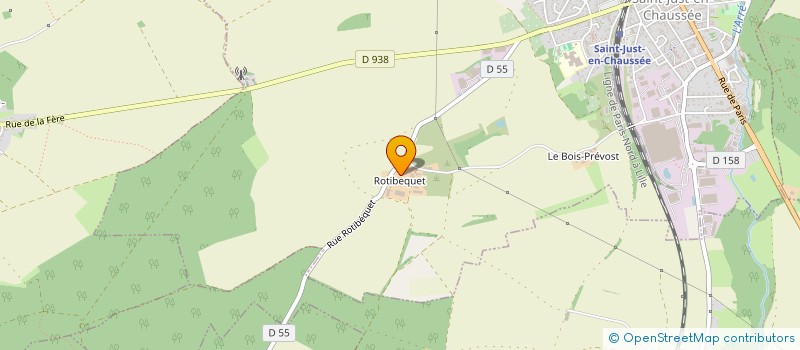 localisation de l'entreprise MONSIEUR MAXIME MAHIEUS à SAINT-JUST-EN-CHAUSSEE