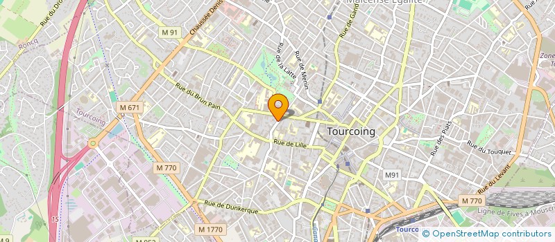 localisation de l'entreprise MONSIEUR MAXIME MAILLARD  TOURCOING