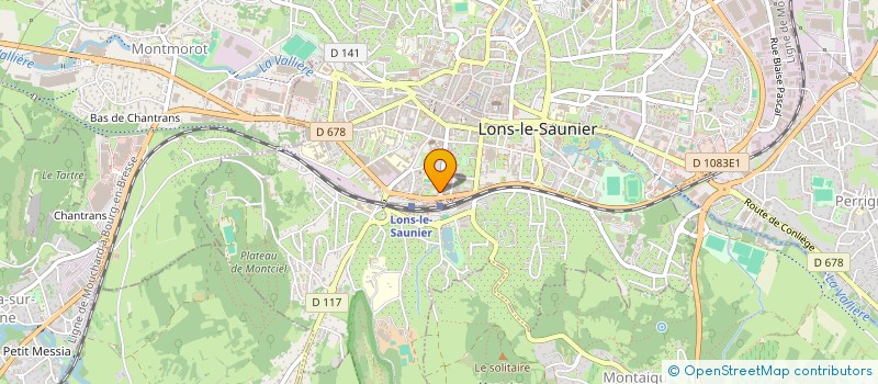 localisation de l'entreprise MONSIEUR MAXIME MAITRE  LONS-LE-SAUNIER