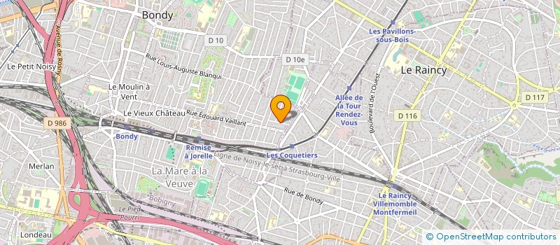 localisation de l'entreprise MONSIEUR MAXIME MAKTAV  BONDY