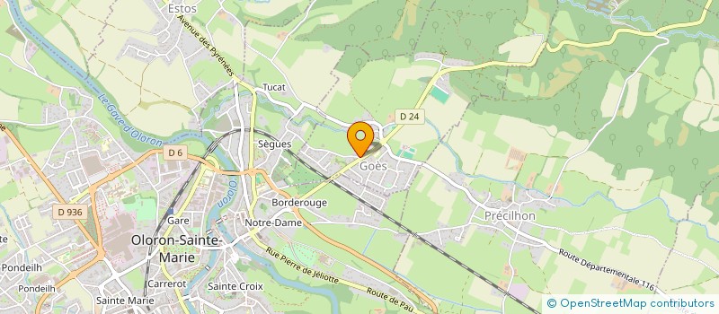 localisation de l'entreprise MONSIEUR MAXIME MALO  GOES