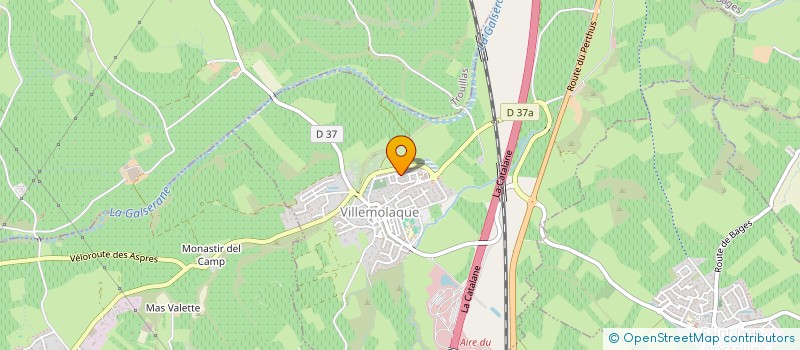 localisation de l'entreprise MONSIEUR MAXIME MALTERRE  VILLEMOLAQUE