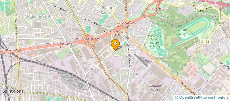 localisation de l'entreprise MONSIEUR MAXIME MANCIET  VENISSIEUX