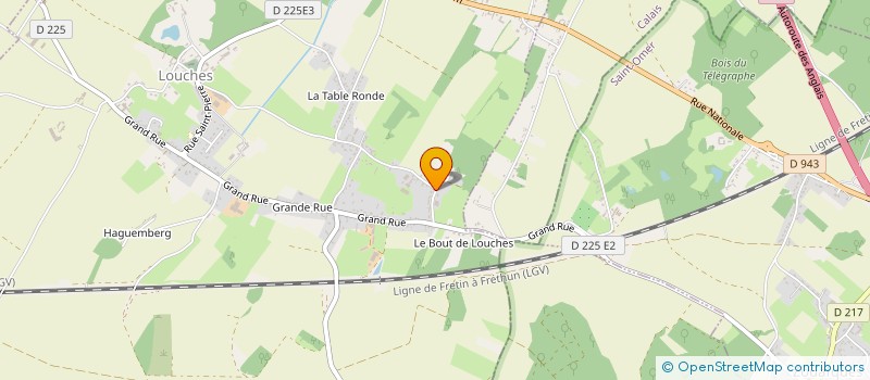 localisation de l'entreprise MONSIEUR MAXIME MANGIN  LOUCHES