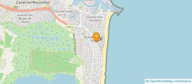 localisation de l'entreprise MONSIEUR MAXIME MANOV  CANET-EN-ROUSSILLON