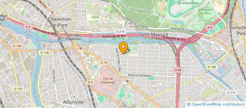 localisation de l'entreprise MONSIEUR MAXIME MANSARD  MAISONS-ALFORT