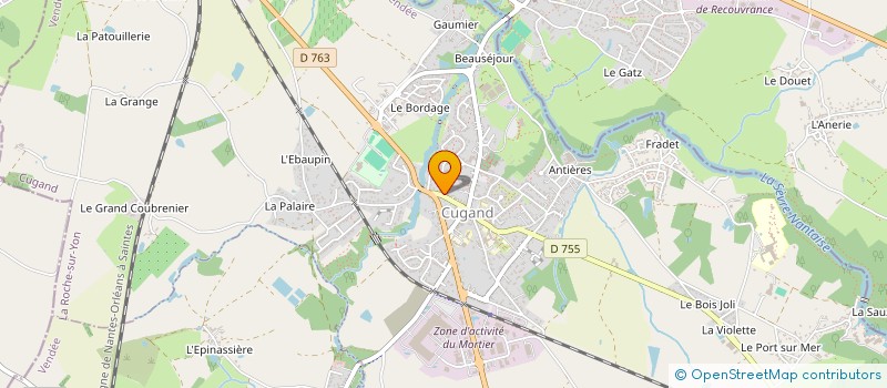localisation de l'entreprise MONSIEUR MAXIME MARBOEUF à CUGAND