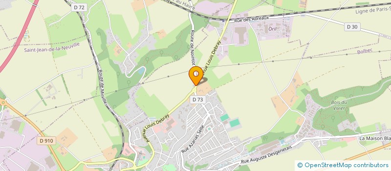 localisation de l'entreprise MONSIEUR MAXIME MARC  BOLBEC