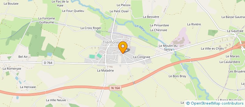 localisation de l'entreprise MONSIEUR MAXIME MARCELIN  TREMOREL