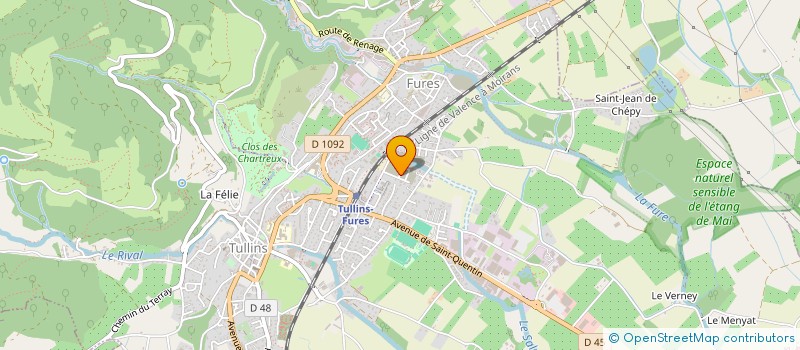 localisation de l'entreprise MONSIEUR MAXIME MARCHAL à TULLINS