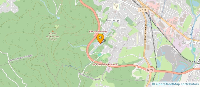 localisation de l'entreprise MONSIEUR MAXIME MARCHAL à SAINT-DIE-DES-VOSGES