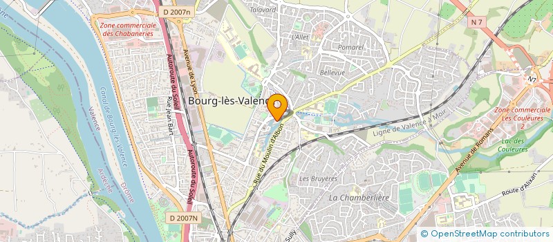 localisation de l'entreprise MONSIEUR MAXIME MARCHESI  BOURG-LES-VALENCE