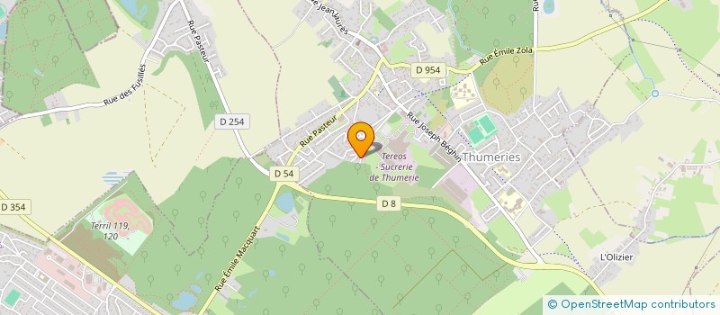 localisation de l'entreprise MONSIEUR MAXIME MARECHAL  THUMERIES