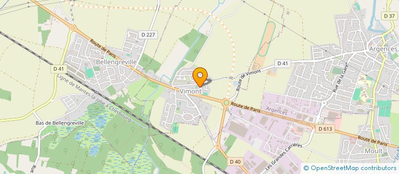 localisation de l'entreprise MONSIEUR MAXIME MARIE  VIMONT