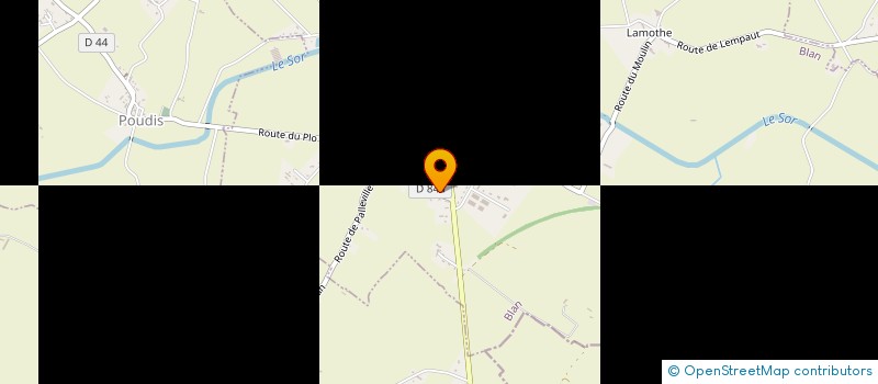 localisation de l'entreprise MONSIEUR MAXIME MARIEN  BLAN