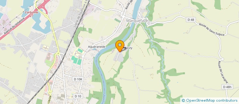 localisation de l'entreprise MONSIEUR MAXIME MARIZ  MARQUEFAVE