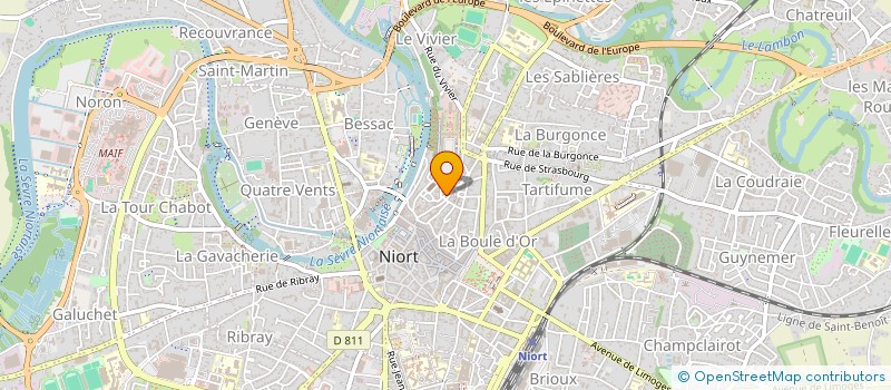 localisation de l'entreprise MONSIEUR MAXIME MARKWALDER  NIORT