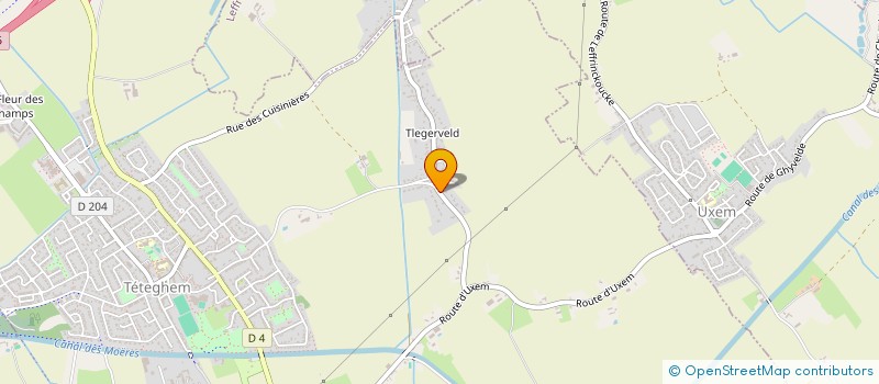 localisation de l'entreprise MONSIEUR MAXIME MARQUANT  TETEGHEM-COUDEKERQUE-VILLAGE